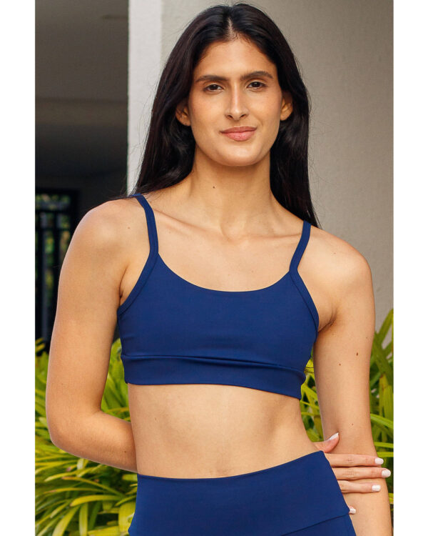 Top Flame Azul